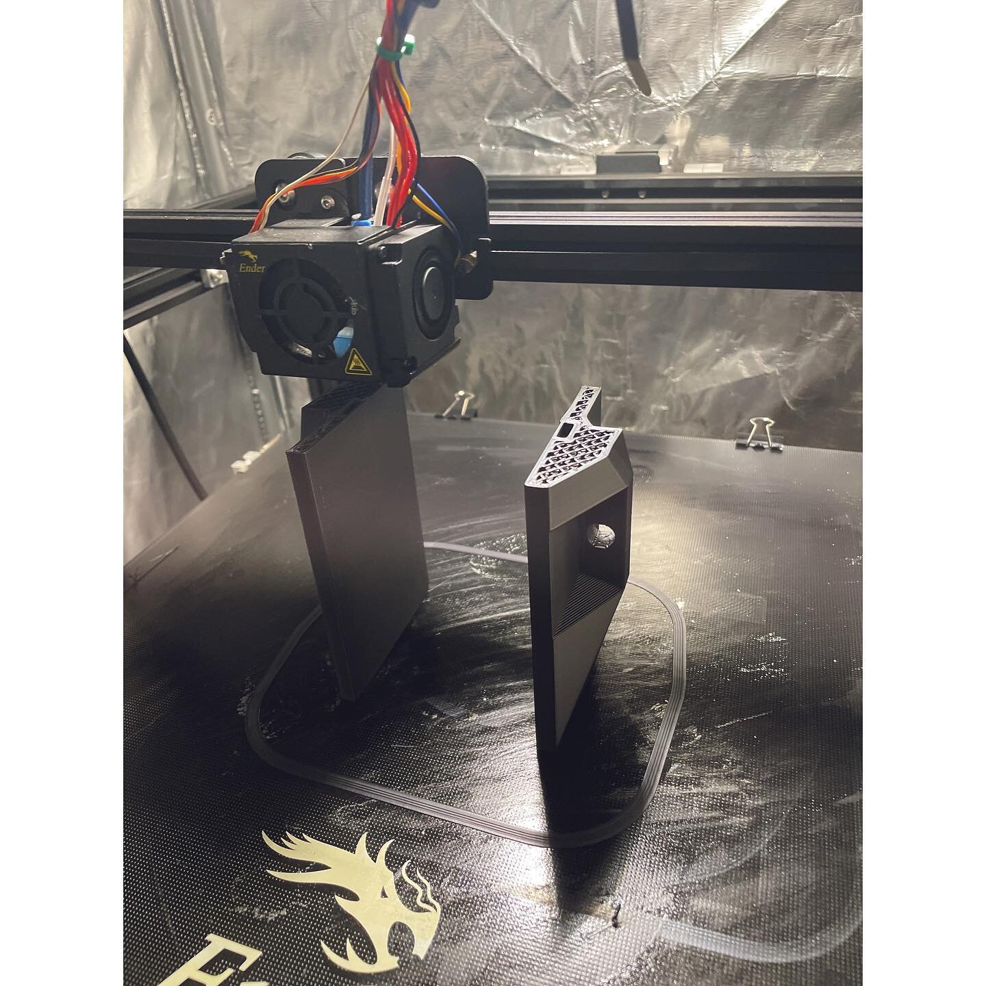 There&rsquo;s many reasons why we choose to 3D print our products instead of using injection molding or CNCing
-Low start up costs
-Increased axial strength 
-Seamless changes between product versions, models, and customization 
-Variety of material 