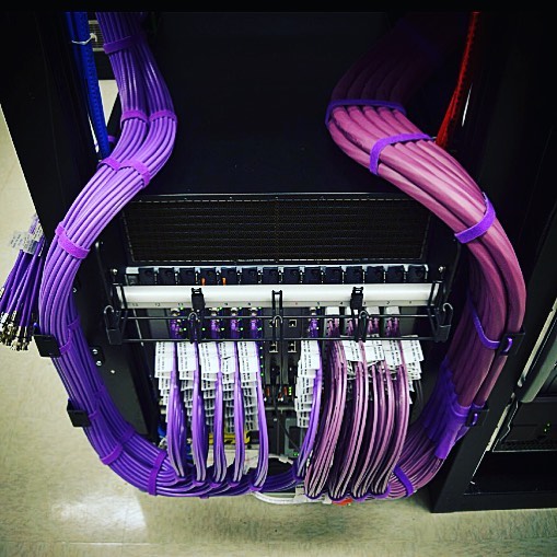 Single lines or Multipack, we will make it look nice! #Bluecable #e6k #e6thousand #cisco #data #hub #work #cableporn #wiring #hec #mini #workofart #menatwork #cable #wire #plug #ittakesskill