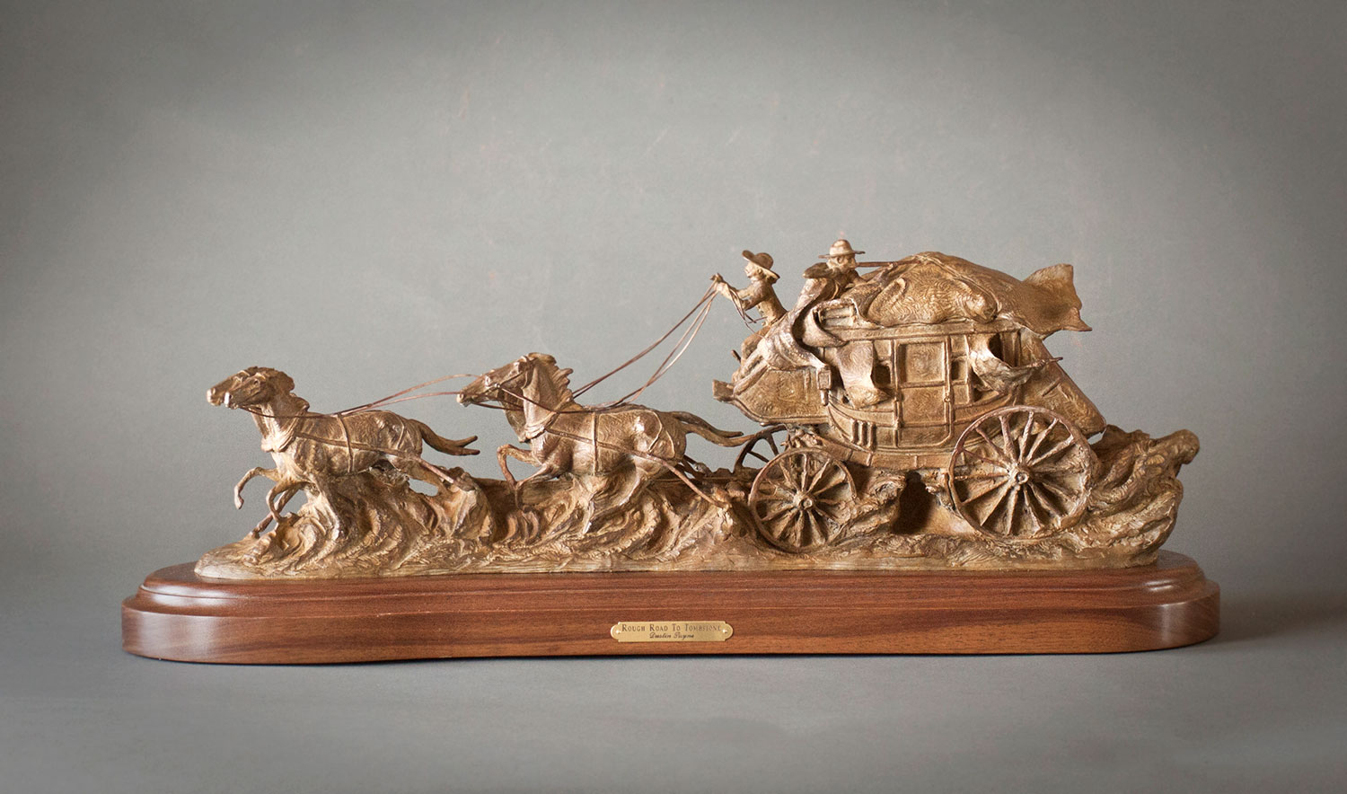 Rough Road to Tombstone, Arizona Art, Historical Art, Stagecoach
