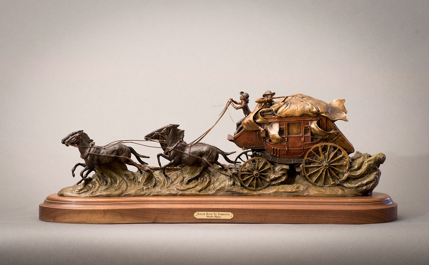 Rough Road to Tombstone, Arizona Art, Historical Art, Stagecoach