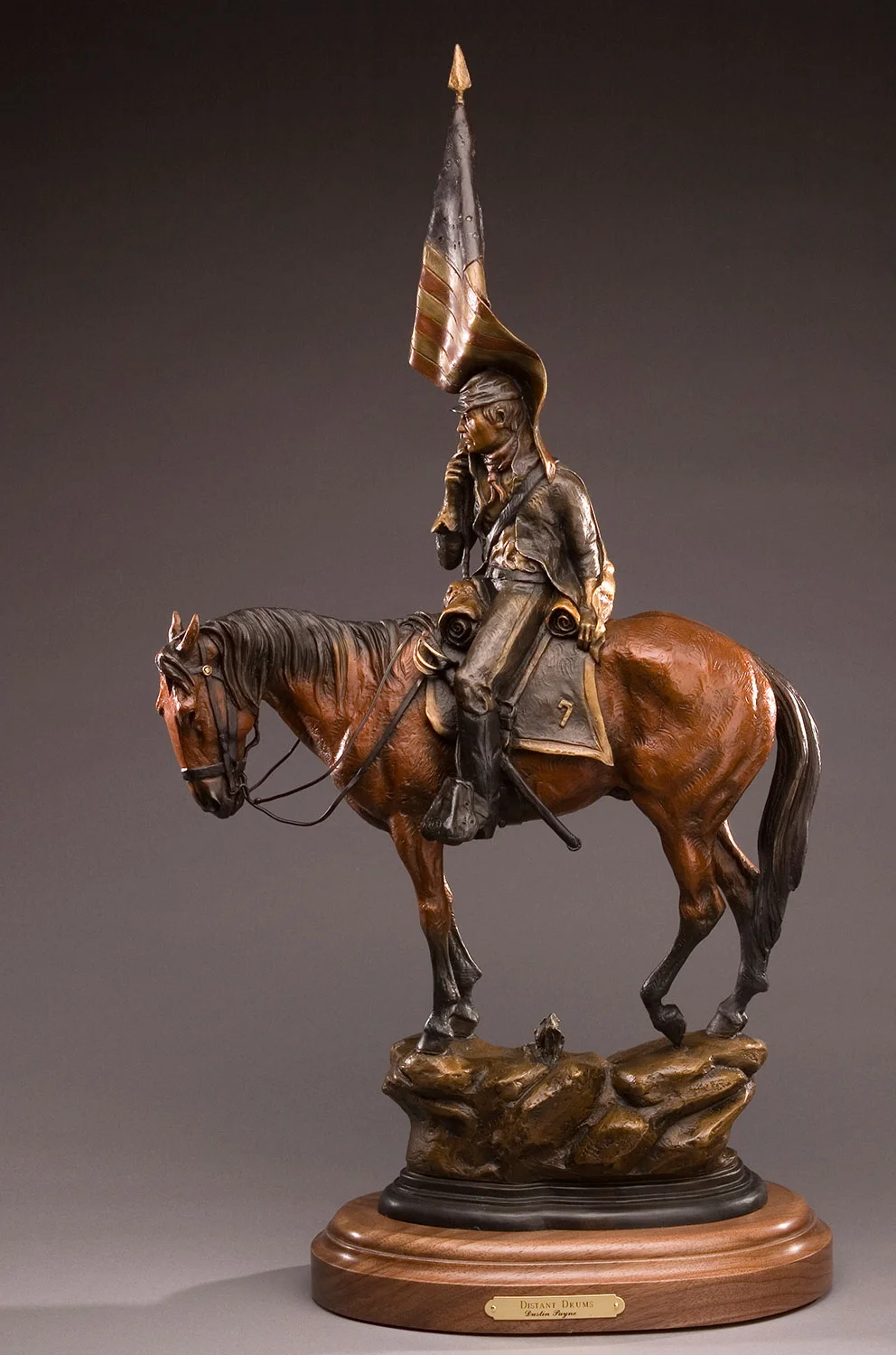 Distant Drums, Historical Art, Patriotic, Soldier