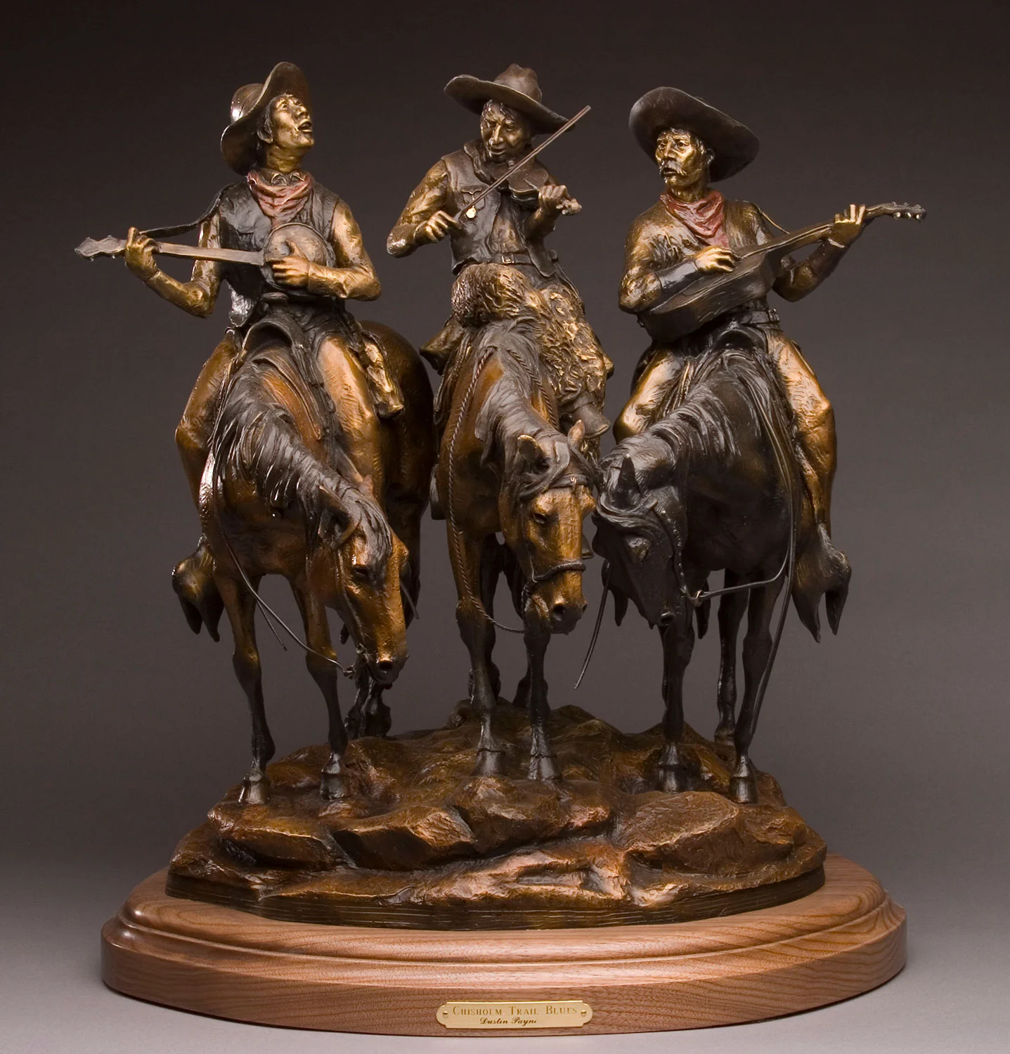 Chisholm Trail Blues, Cowboy Art, Cowboys on horses