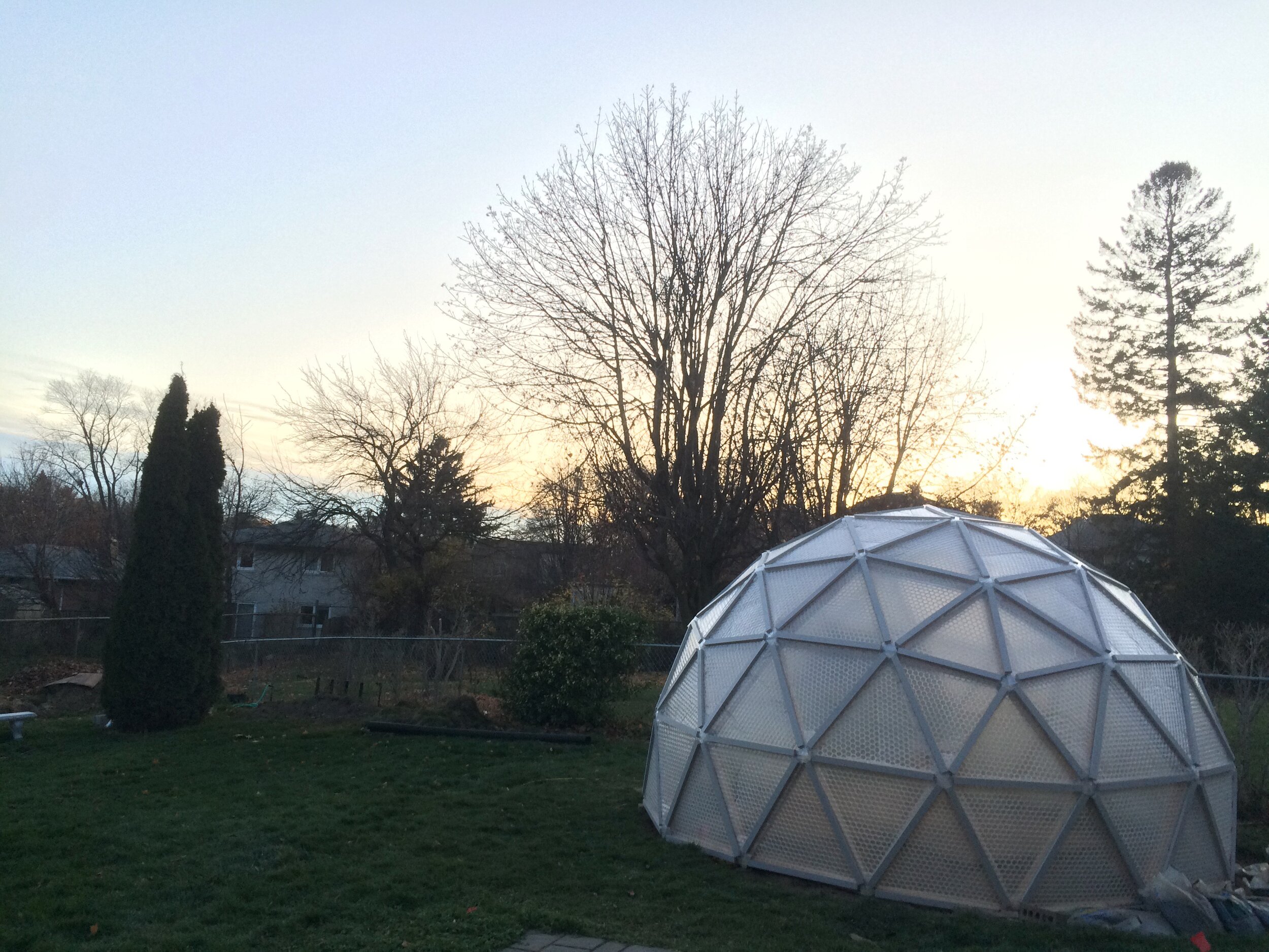 Geodesic Dome with Solawrap