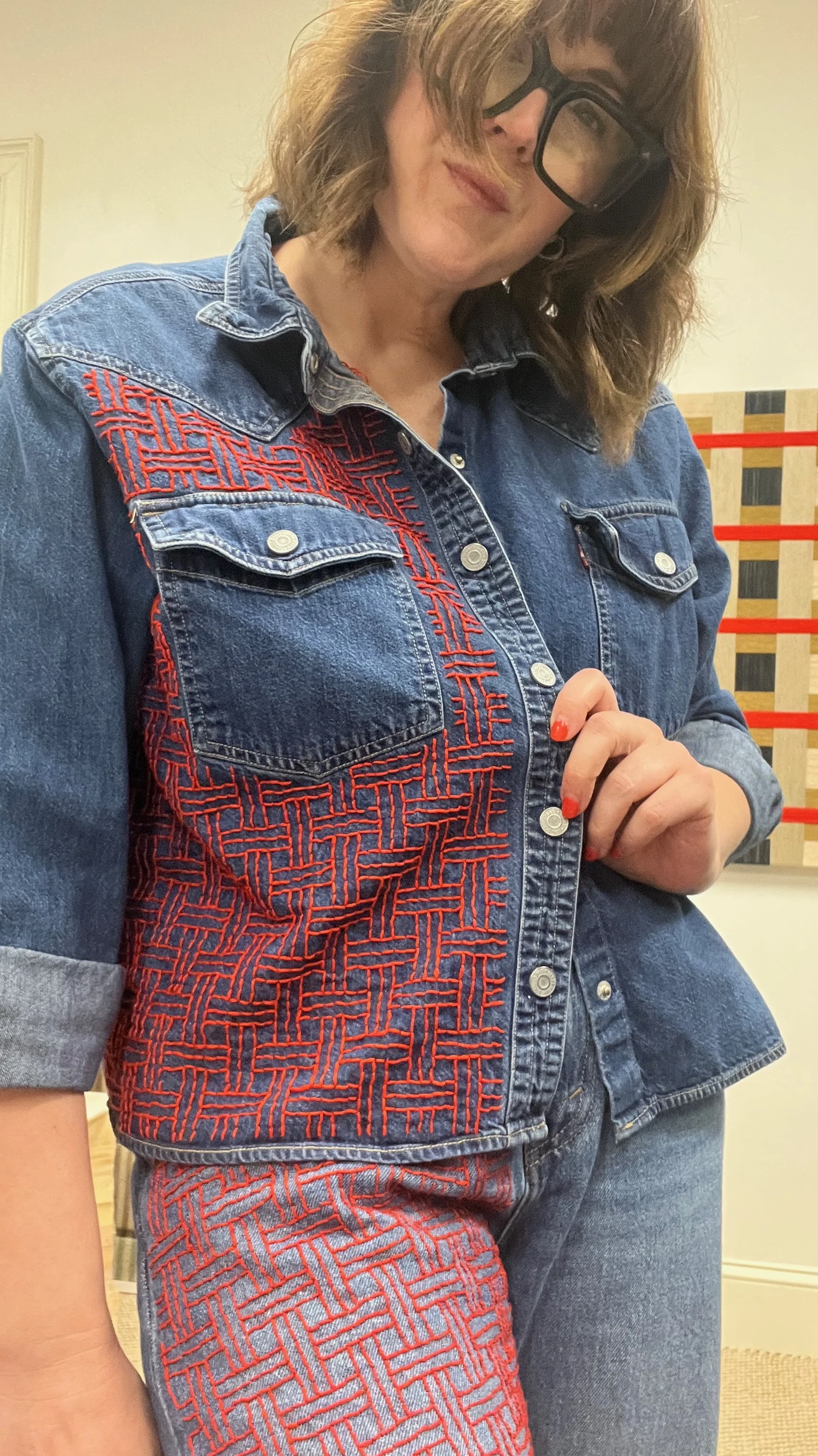Embroidery jeans red - 1.jpeg