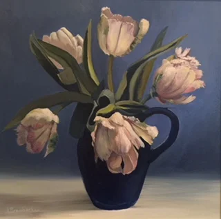 French Tulips, 12in x 12in 