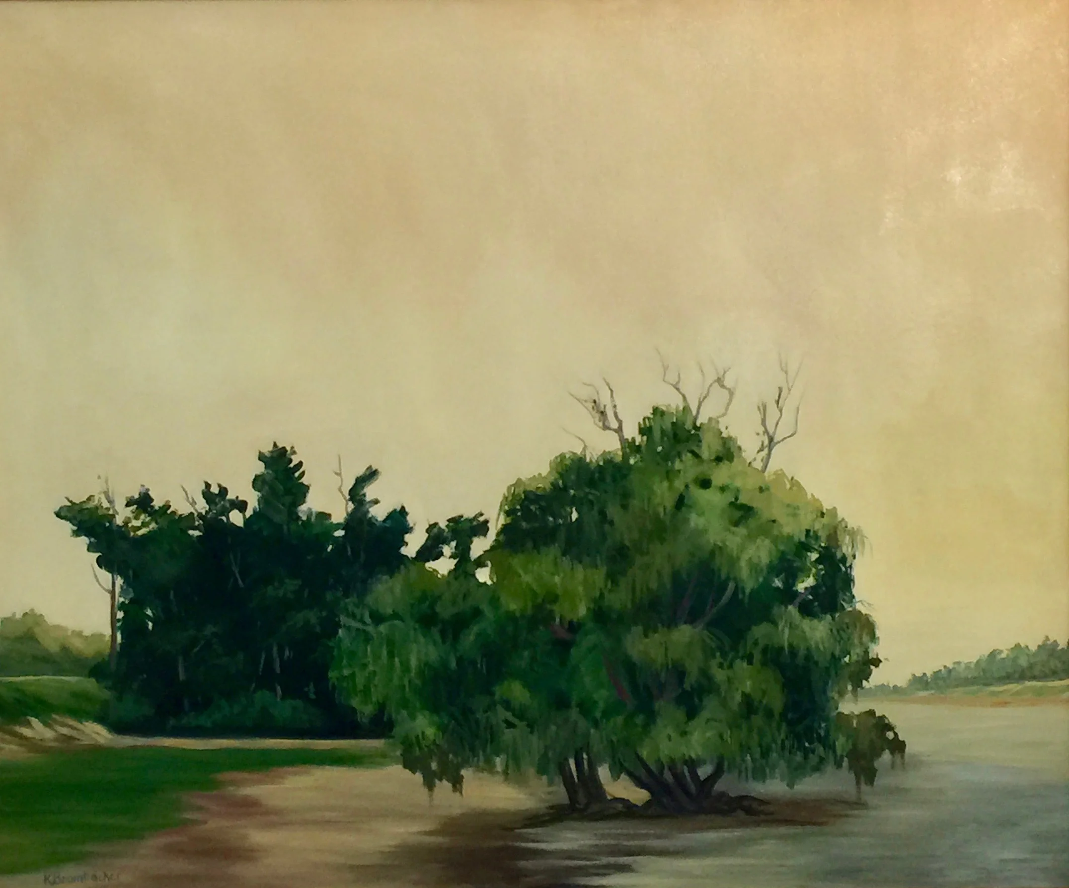 Mississippi River Low Tide, 36in x 30in