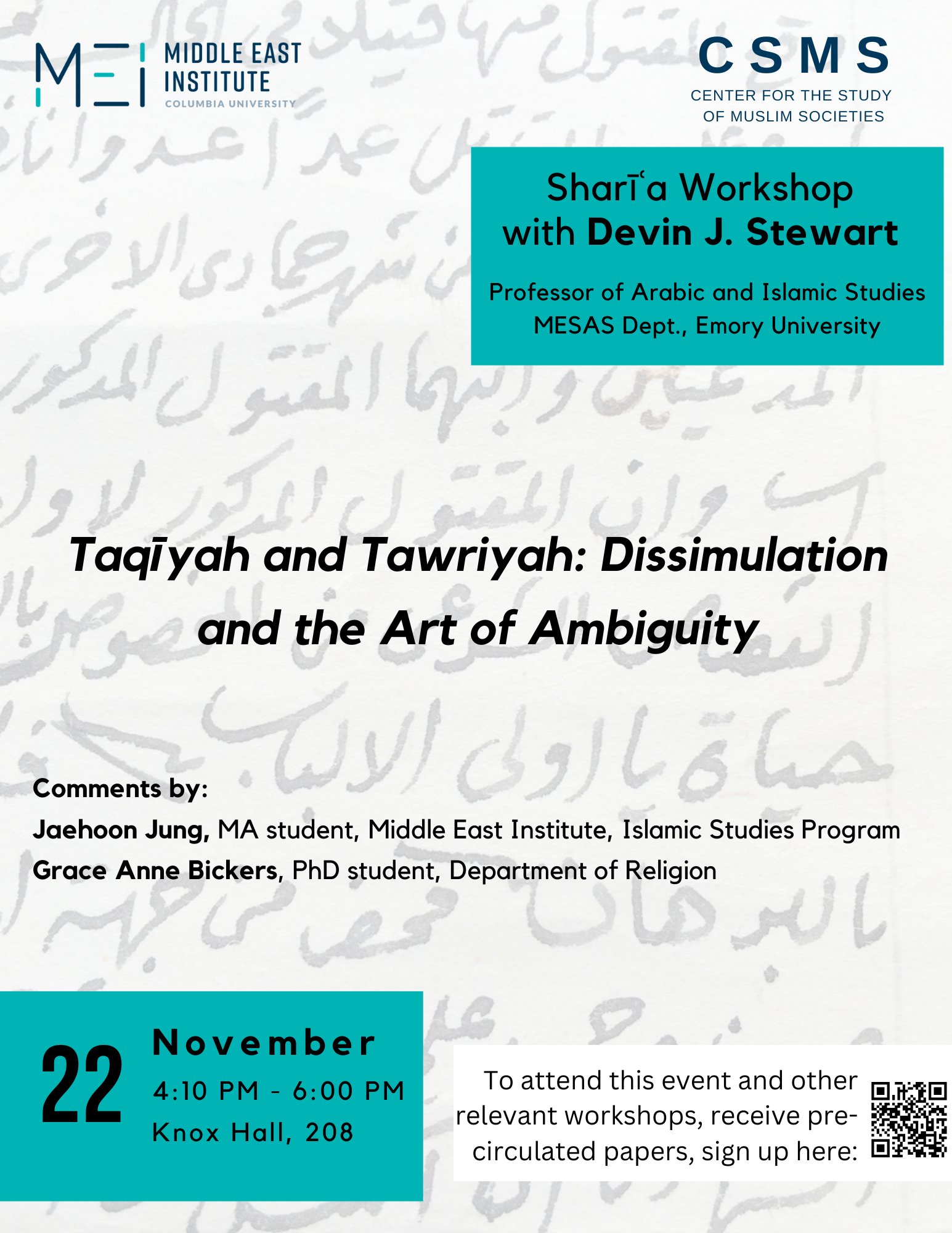 Taqīyah and Tawriyah: Dissimulation and the Art of Ambiguity