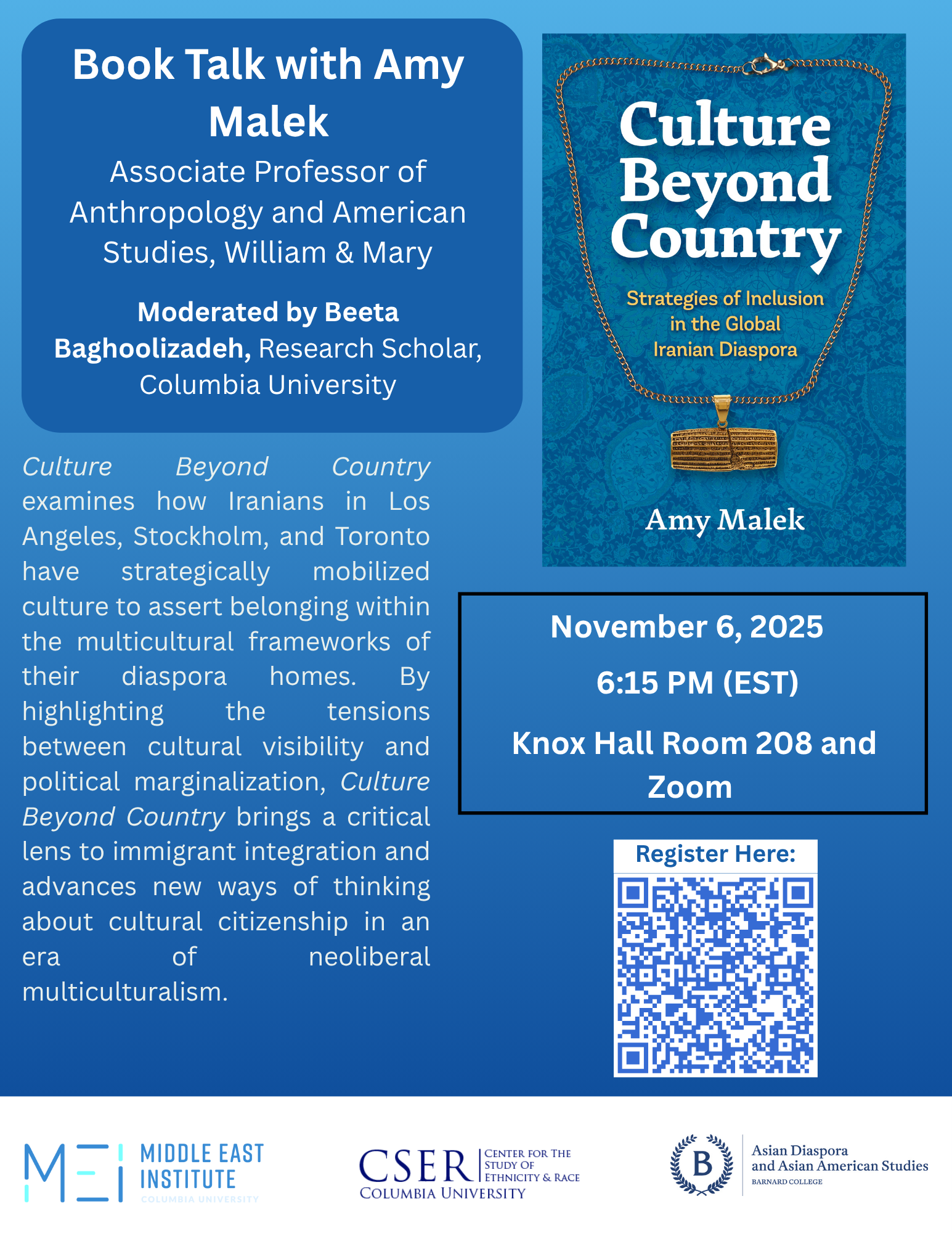 Culture Beyond Country: Strategies of Inclusion in the Global Iranian Diaspora