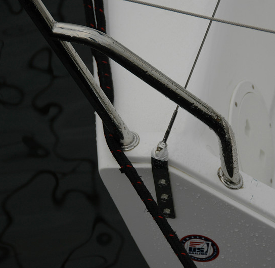J 80 Stern Rail Euro Style Waterline Systems J 80 Stern Rail Euro Style Waterline Systems