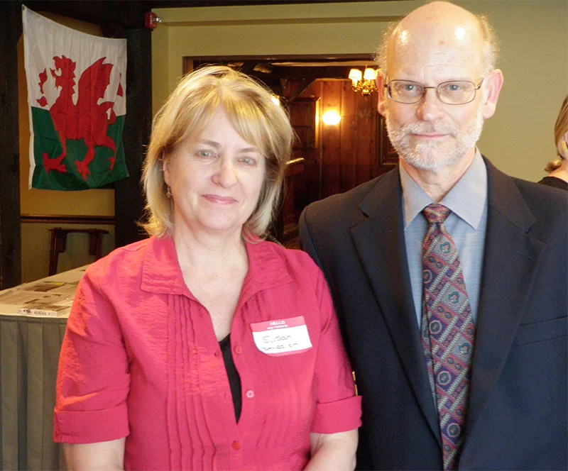Pres. Sue Sit and Prof. Craig Davis