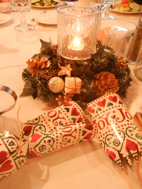 Christmas Tables at WSWNE's Christmas Gathering