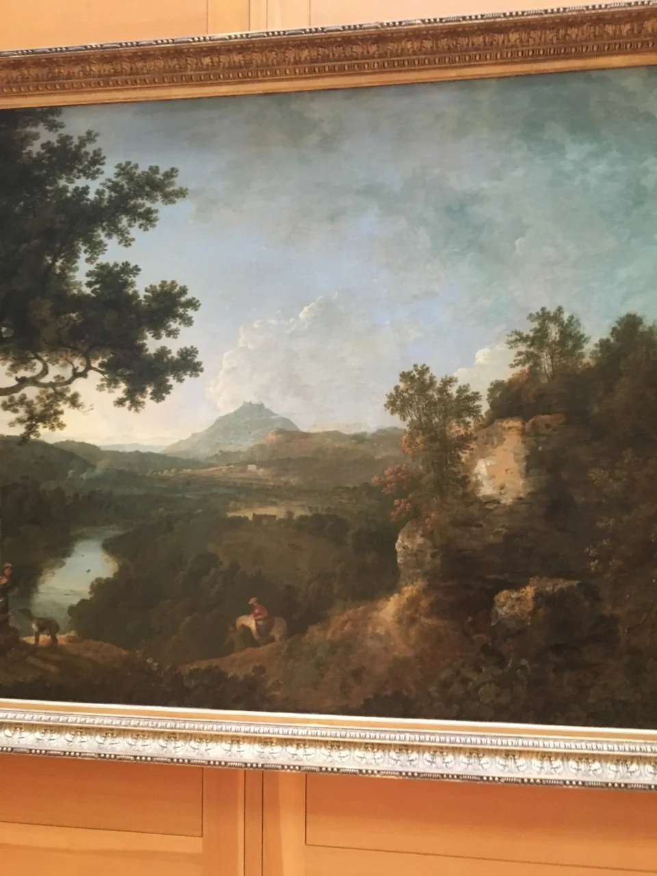 View of Dinas Bran by Richard Wilson