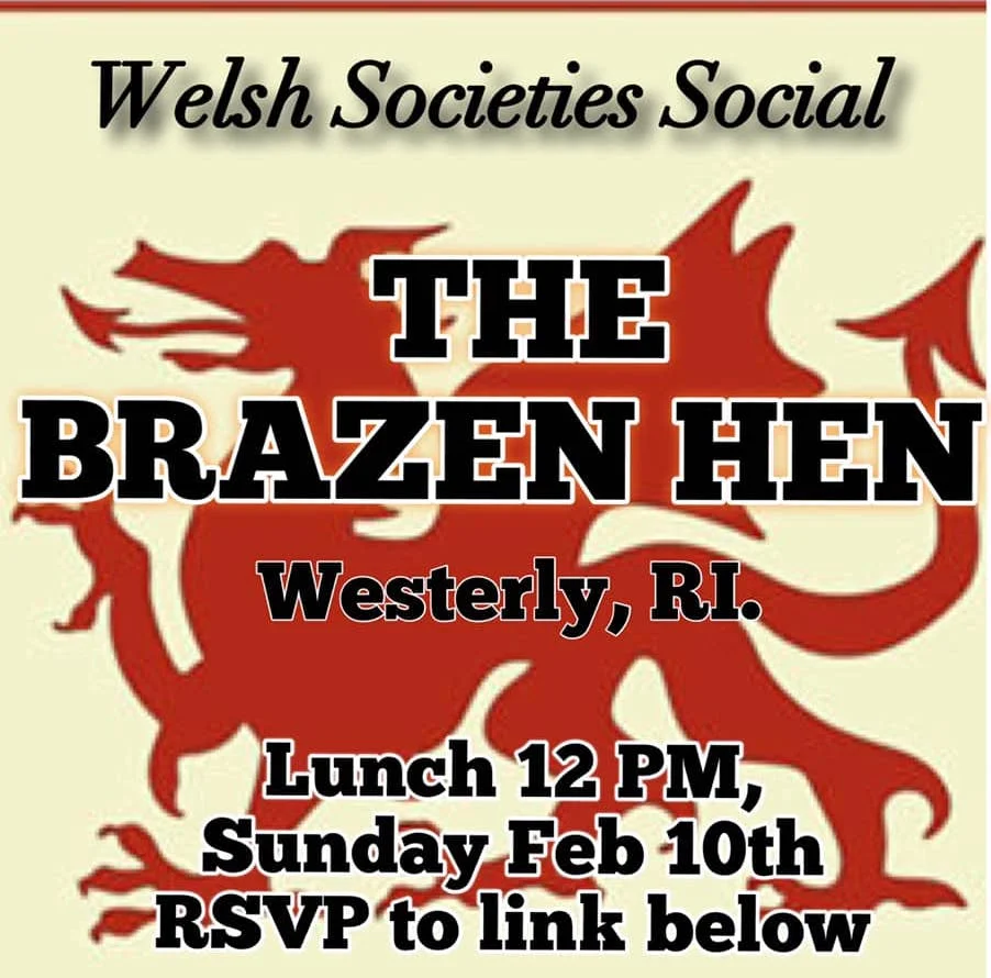 Social Gathering with Rhode Island Welsh Society Members