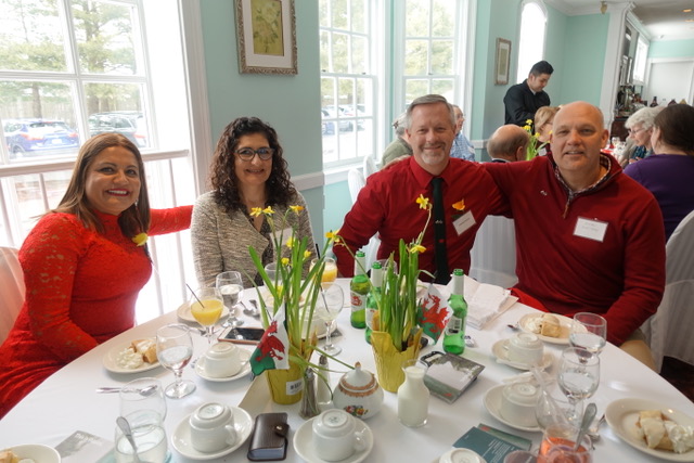 Members Julia Imperato and Howard Davies (from Bethesda) with friends Marcella and Brian Boatman