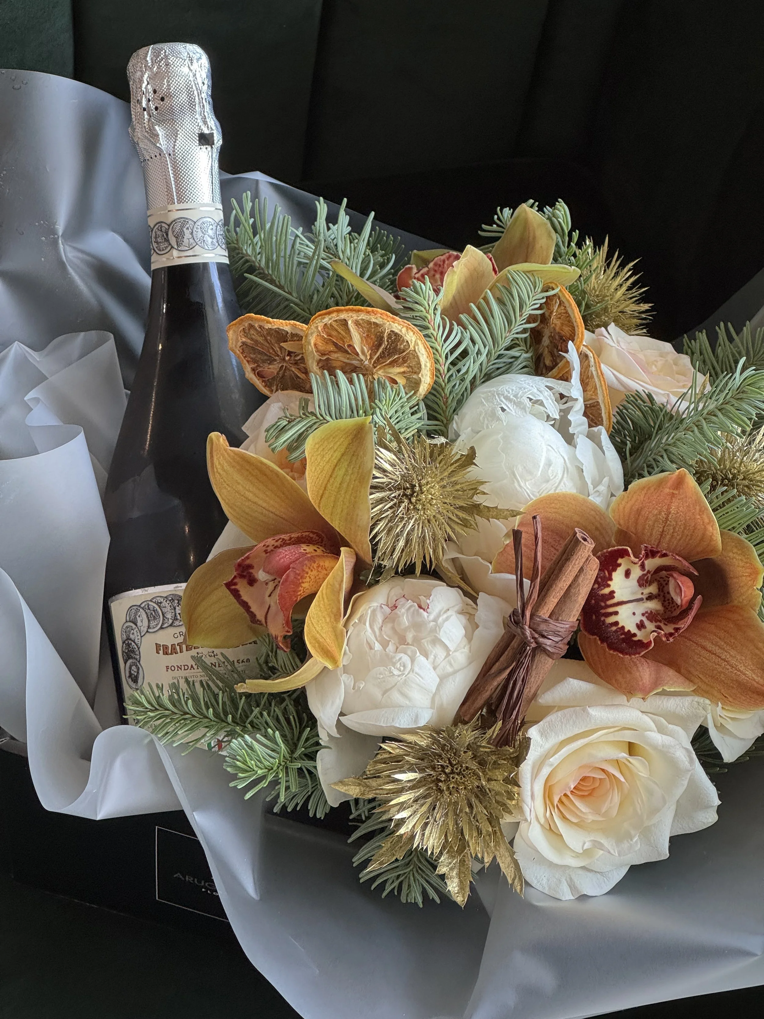 SPICEBOMB PROSECCO AND FLOWERS BOX