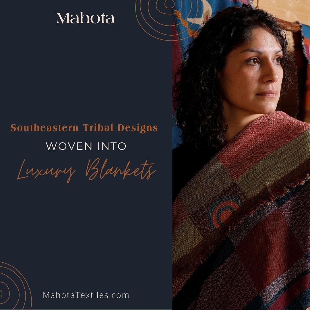 ✨ Each of our artisan-crafted blankets pays homage to southeastern tribal history through its intricate pattern, providing a visual story of our treasured ancient native culture. 🖼 Made of 100% Chemical-free cotton, each blanket is easy-to-clean and
