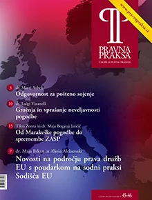Spletna stran kanonist.eu v reviji Pravna praksa