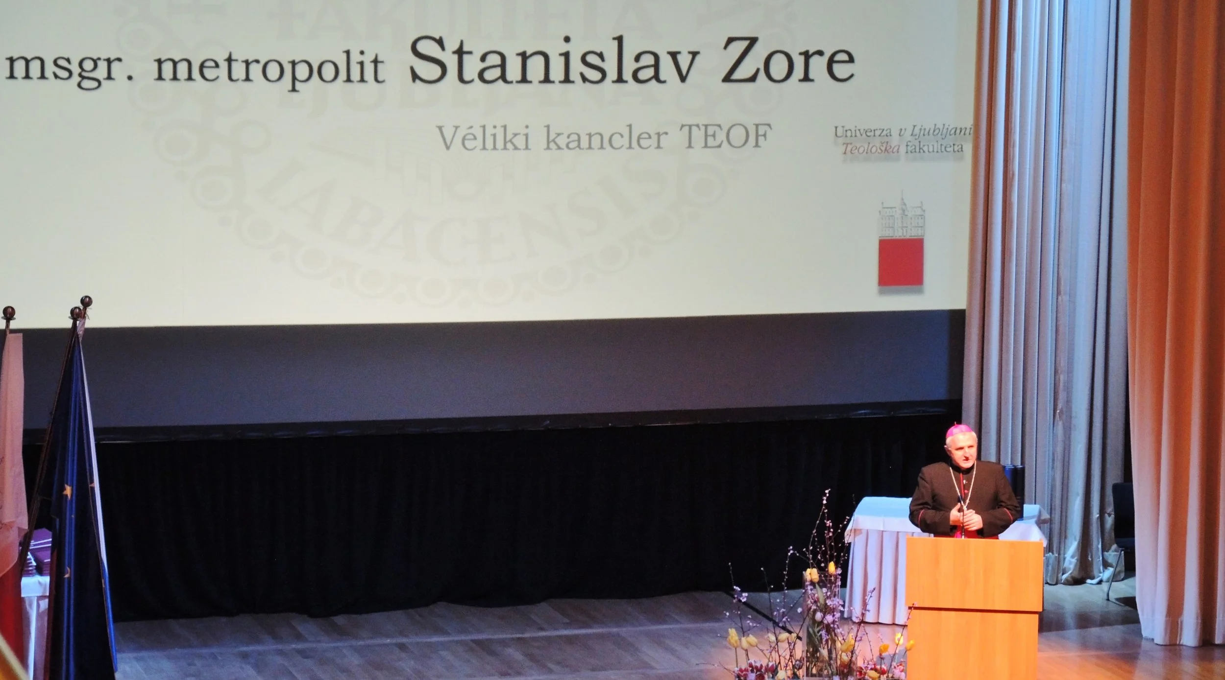 Mons. Stanislav Zore, ljubljanski nadškof metropolit in véliki kancler Teološke fakultete (foto: Nadškofija Ljubljana)