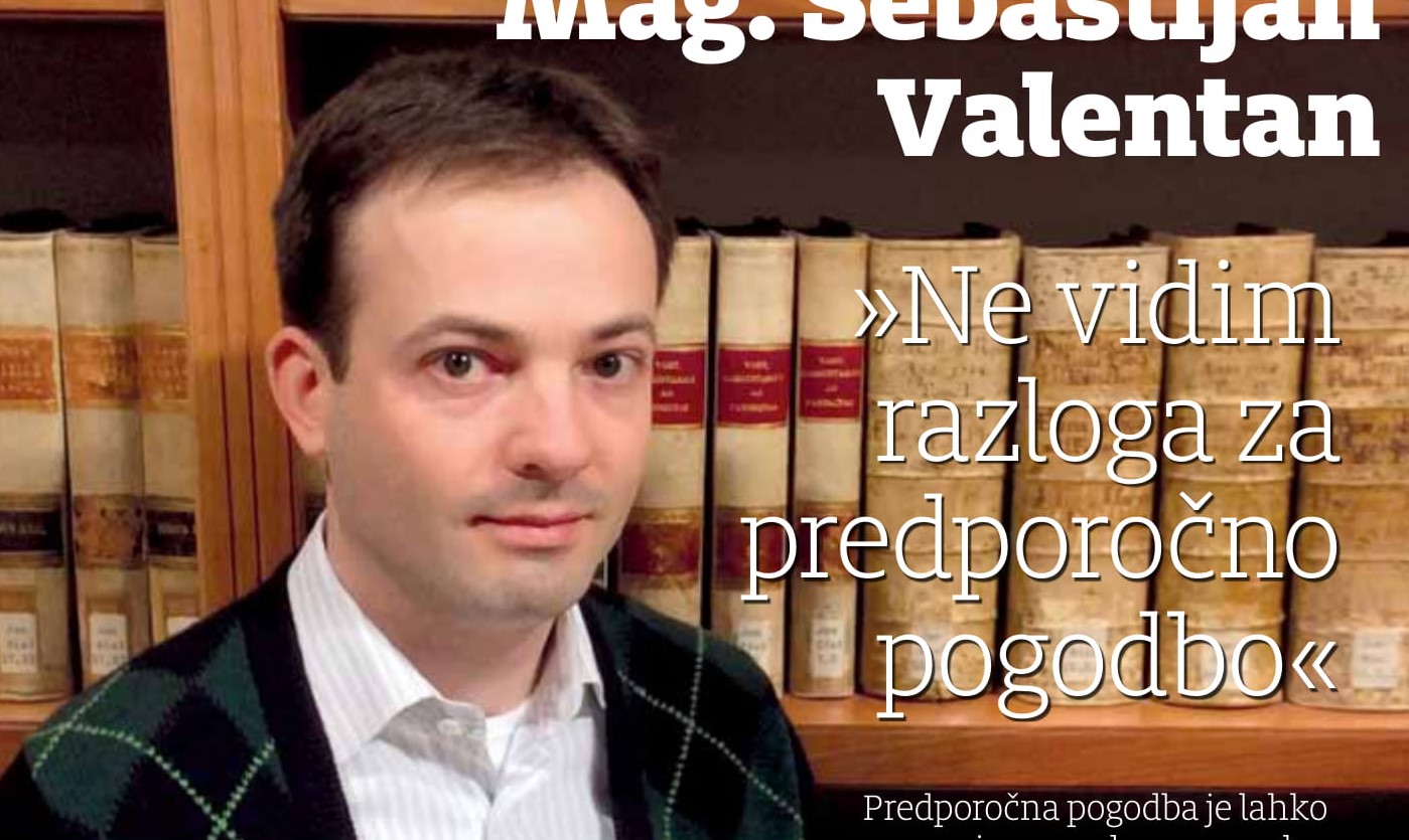 Predporočna pogodba je velika novost