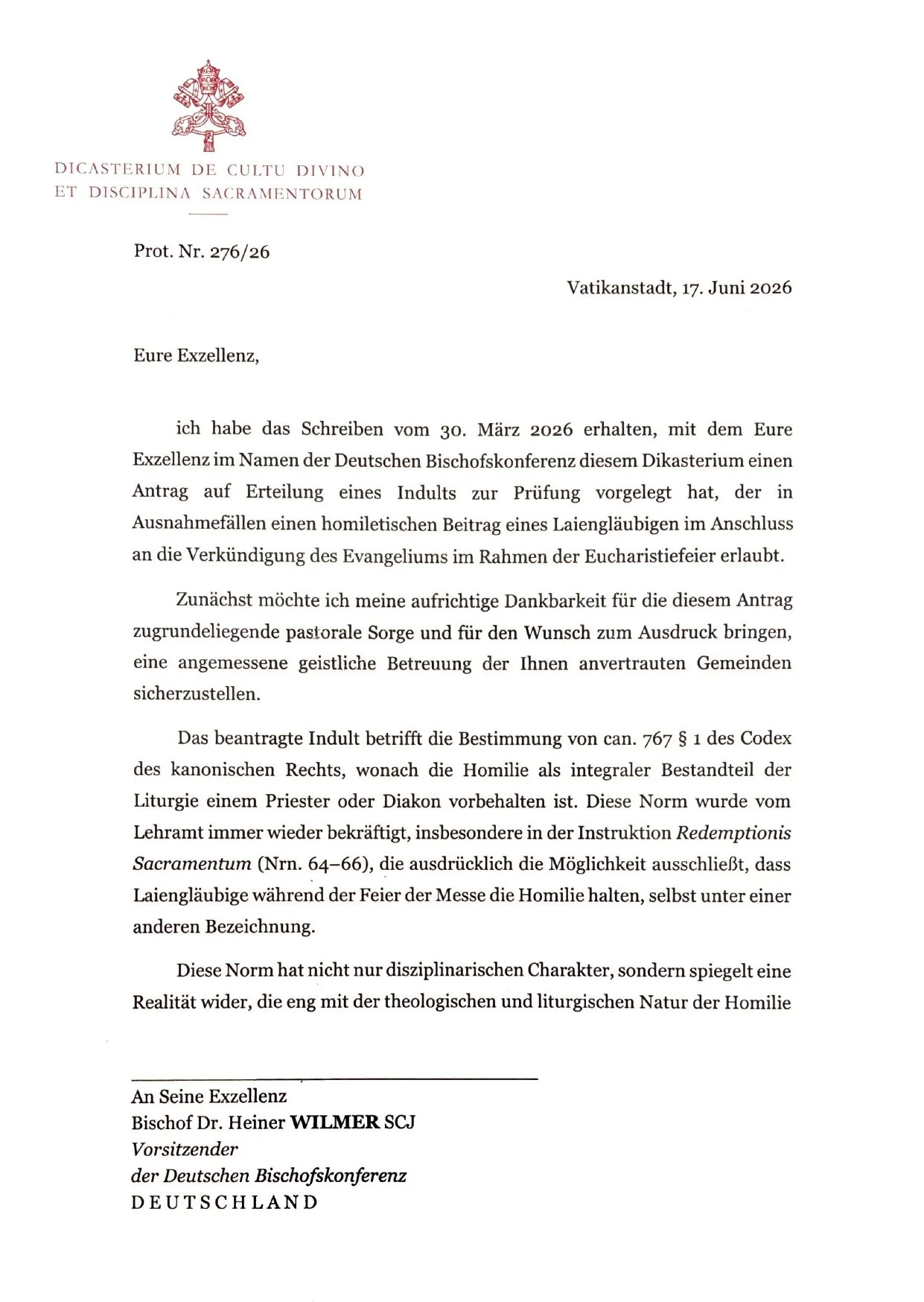 Vatikan o pridiganju laikov