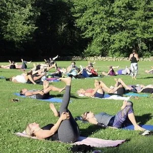 Summertime outdoor practice in Westport, MA.