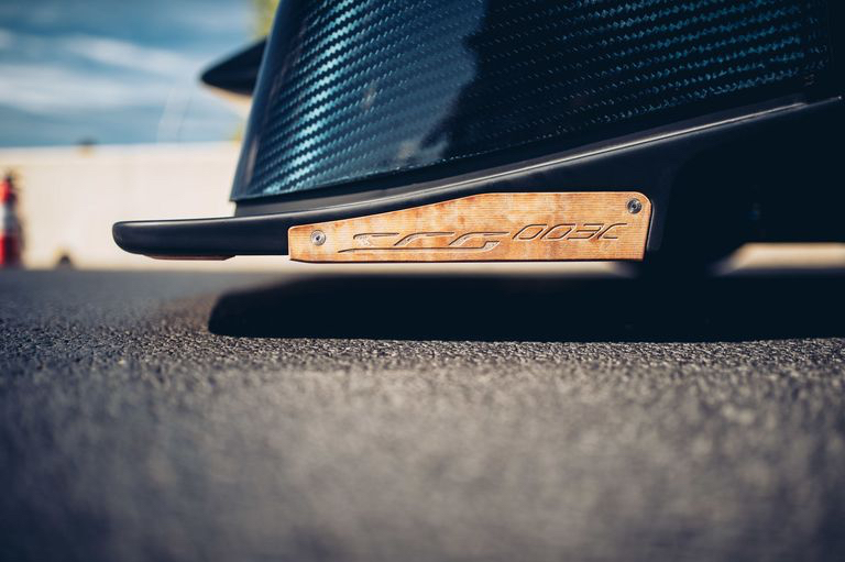 SCG 003CS front splitter with sacrificial wood