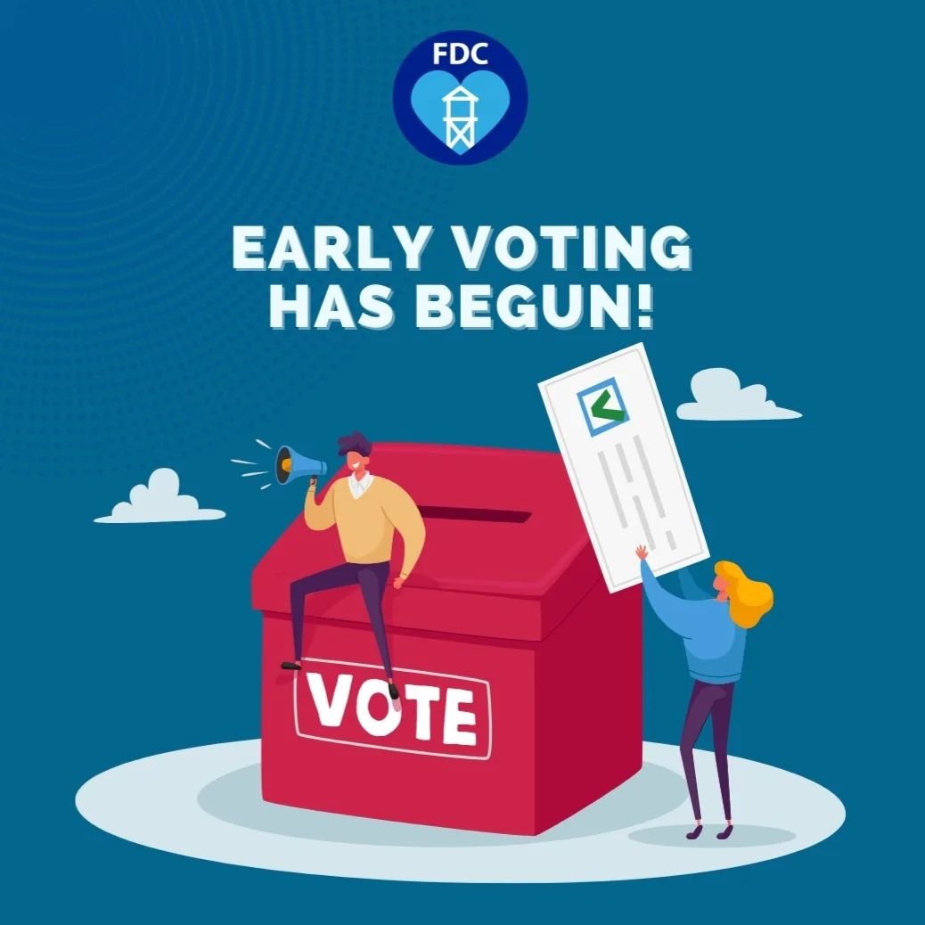 Municipal Elections are happening right now! Early voting is happening now until April 30th. And then your last chance to vote will be on the voting day of March 4th!