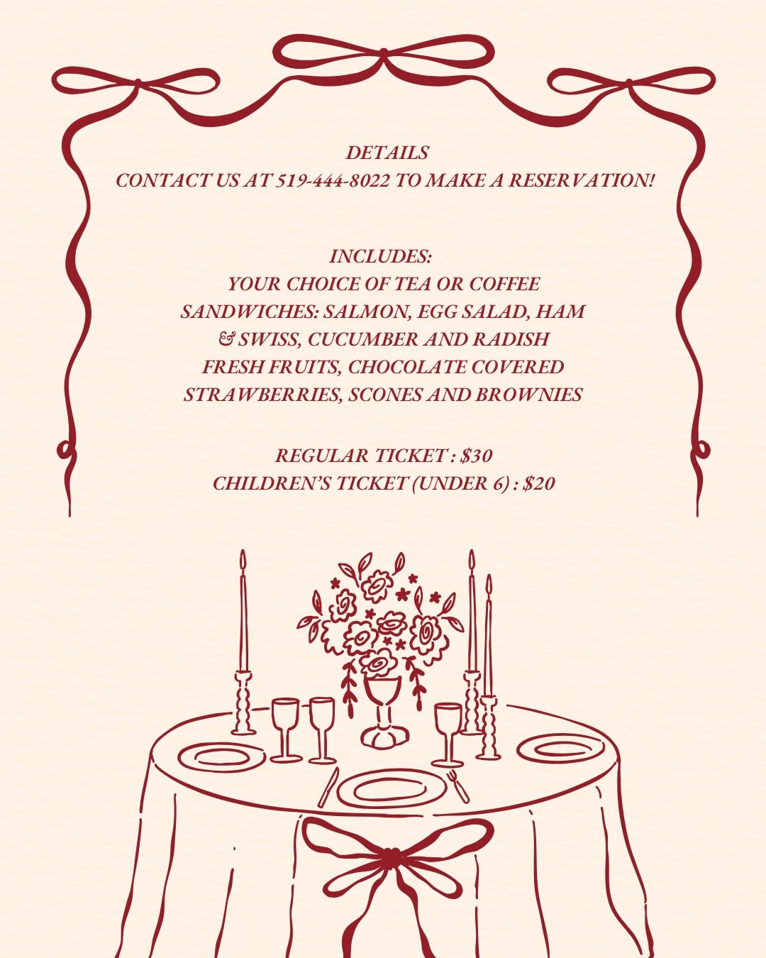 Valentine's Day High Tea