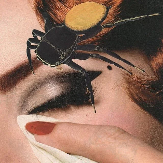 You're my everything now #collage #art #analog #vintage #cutart #cutandpaste #surreal #surrealart #retro #analogcollage #glam #pinup #makeup #heartbroken