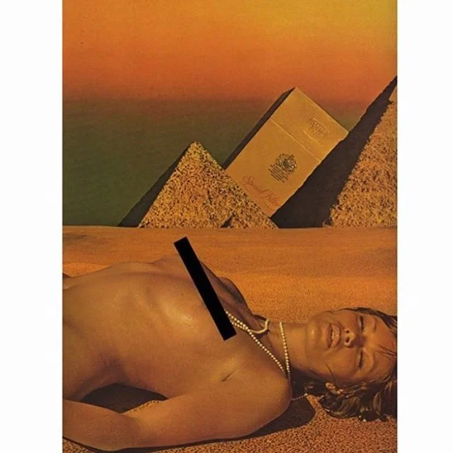 &ldquo;Pyramid&rdquo; print now available #smoking #collage #collageart #cutart #paperart #art #vintage #design #graphic #graphicdesign