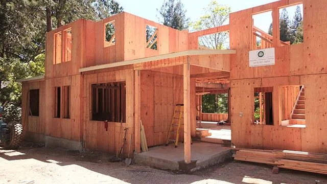 Our Mill Valley project is coming together. Lower cut in roofs and fascia was finished this week. Roof trusses arrive next week. #nolanconstructioninc #millvalleyconstruction #framer