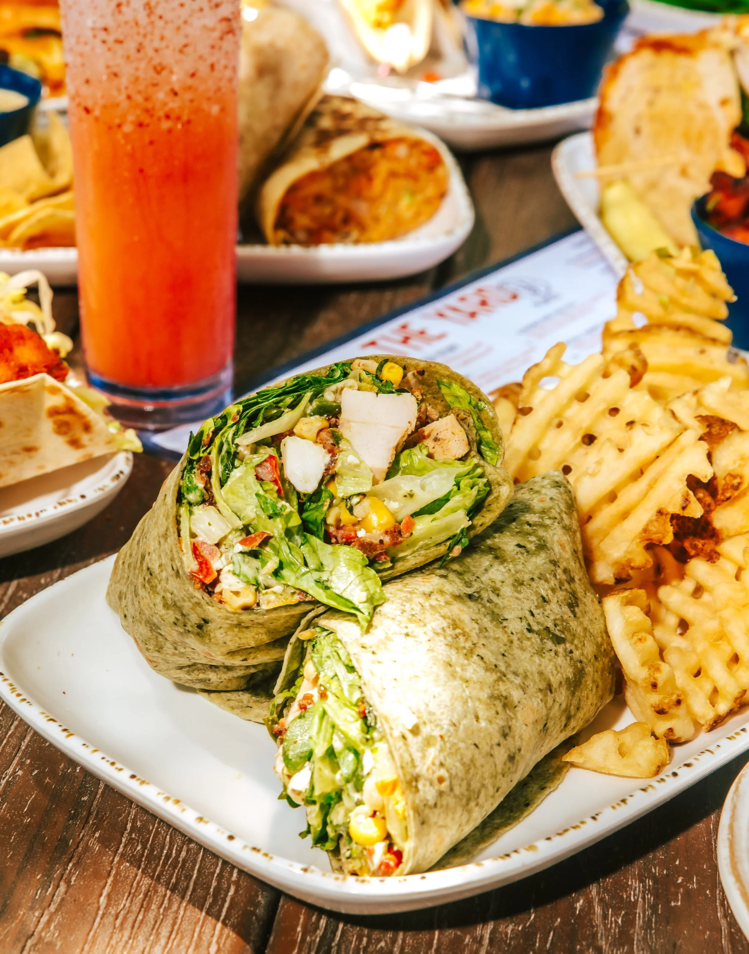 If it looks this good, imagine the first bite. The Chef&rsquo;s Chicken Wrap is calling your name at The Yard in Downtown McKinney.