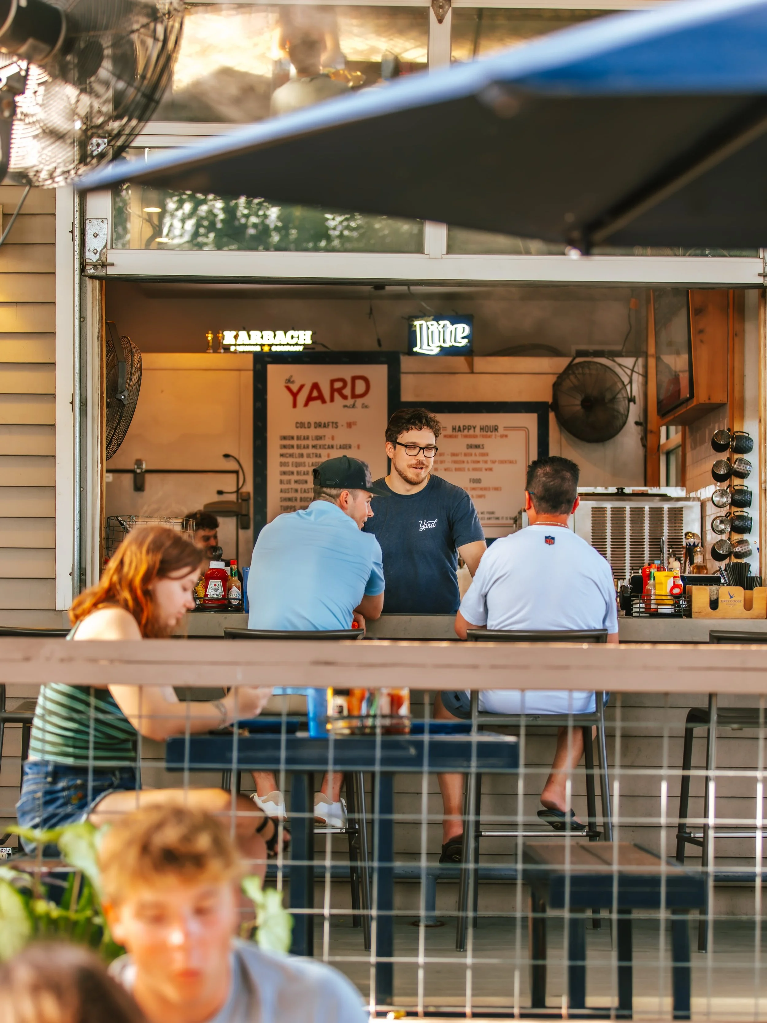 It&rsquo;s a &ldquo;find the nearest AC and a frozen cocktail&rdquo; kind of day. Good thing we&rsquo;ve got covered spots, ice cold drinks, and even better company inside. See you soon. 

📍 The Yard, Downtown McKinney

#TheYardMcKinney #DowntownMcK