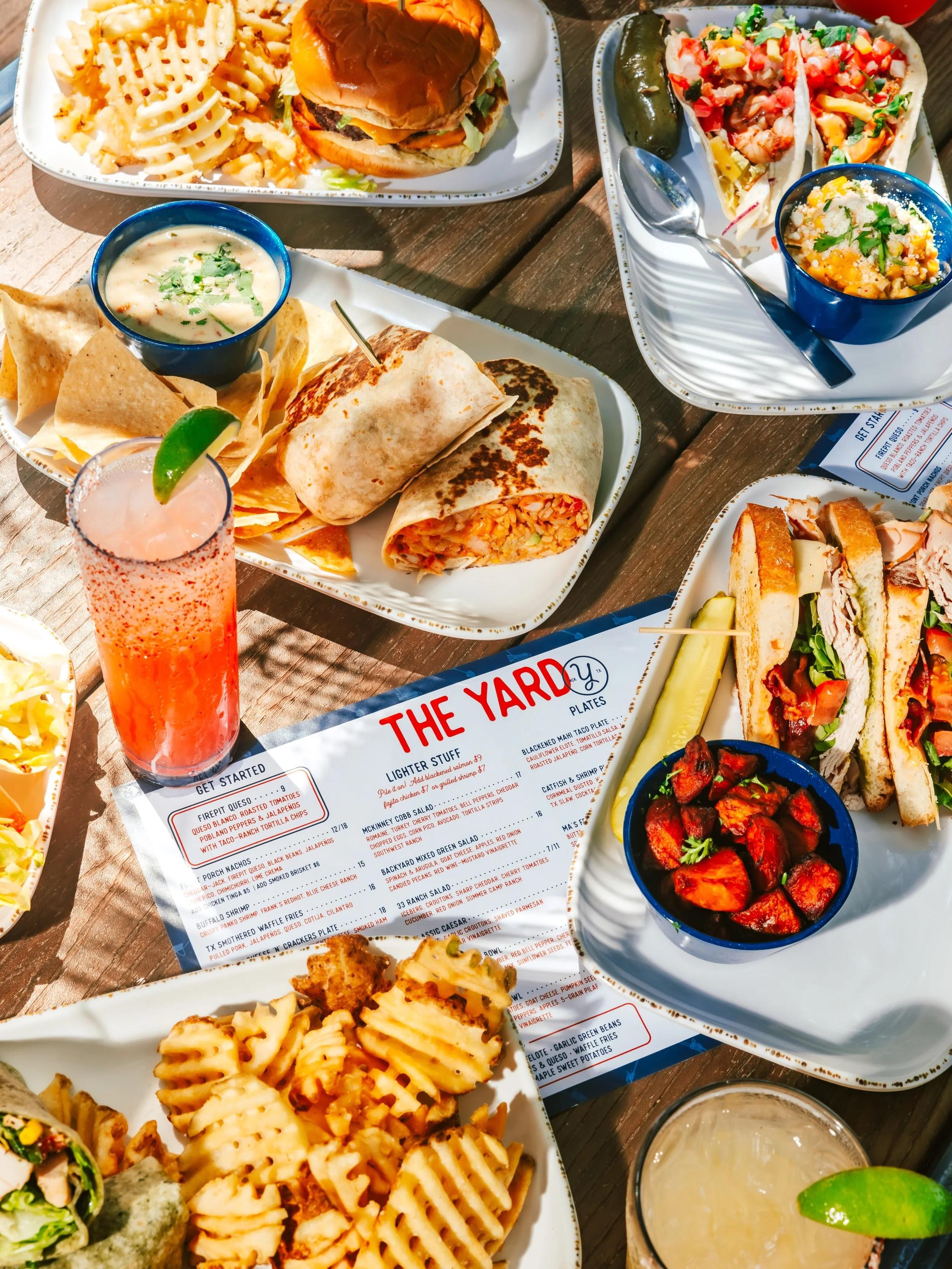 Sunny, 81, and zero reason to eat lunch at your desk. The Yard in Downtown McKinney is open, right off the square. Come take a long one.