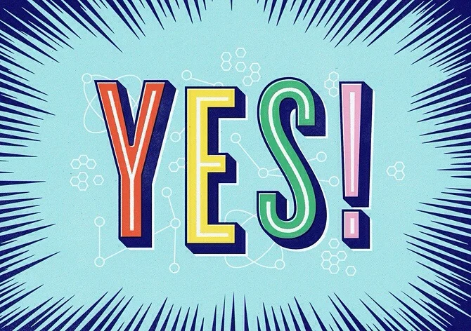 DAY 21:Say yes a lot. Then say no a lot