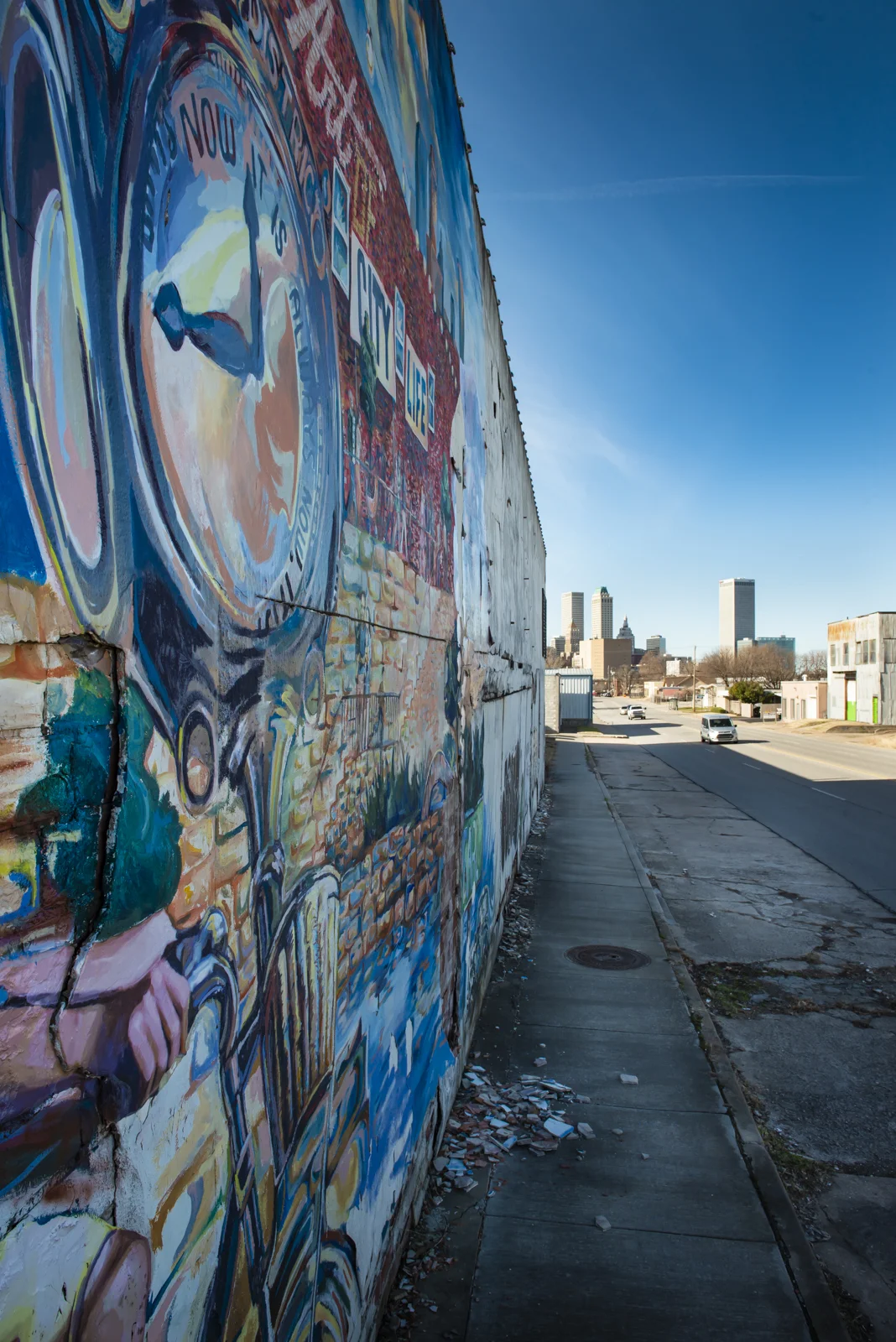 The Pearl district has grown a lot the last few of weeks. This a view up 6th street towards downtown Tulsa. #365 #365project #pearldistrict #tulsaok #travelok #oklahoma #dothework #goanddo #liveyourpassion