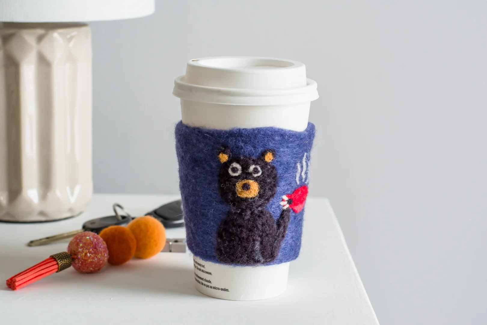 Bear Coffee cozy & car essential oil clip .jpg