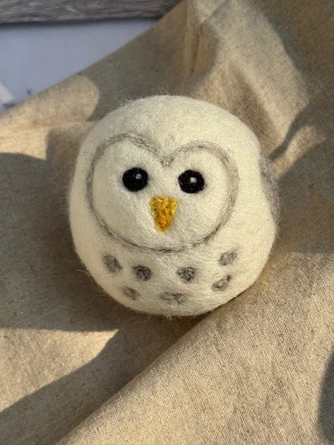 Designer Dryer Ball | Snowy Owl
