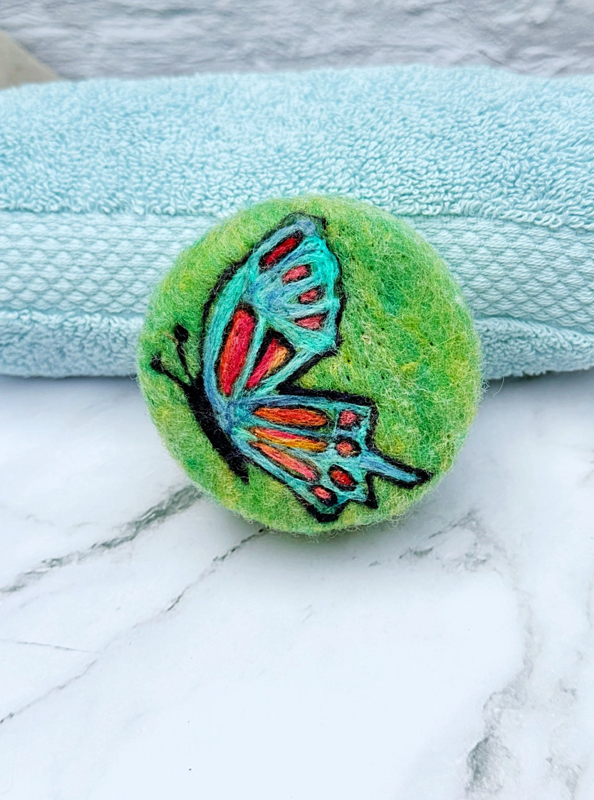 Felted Soap: Body | Butterfly