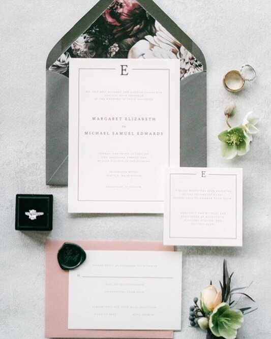 Today is the last day to enter our Mini Wedding Suite giveaway, valued at $500! This set includes design and labor for your custom wedding invitations, one details card, and addressing all of the envelopes. All you pay is just the cost of materials. 