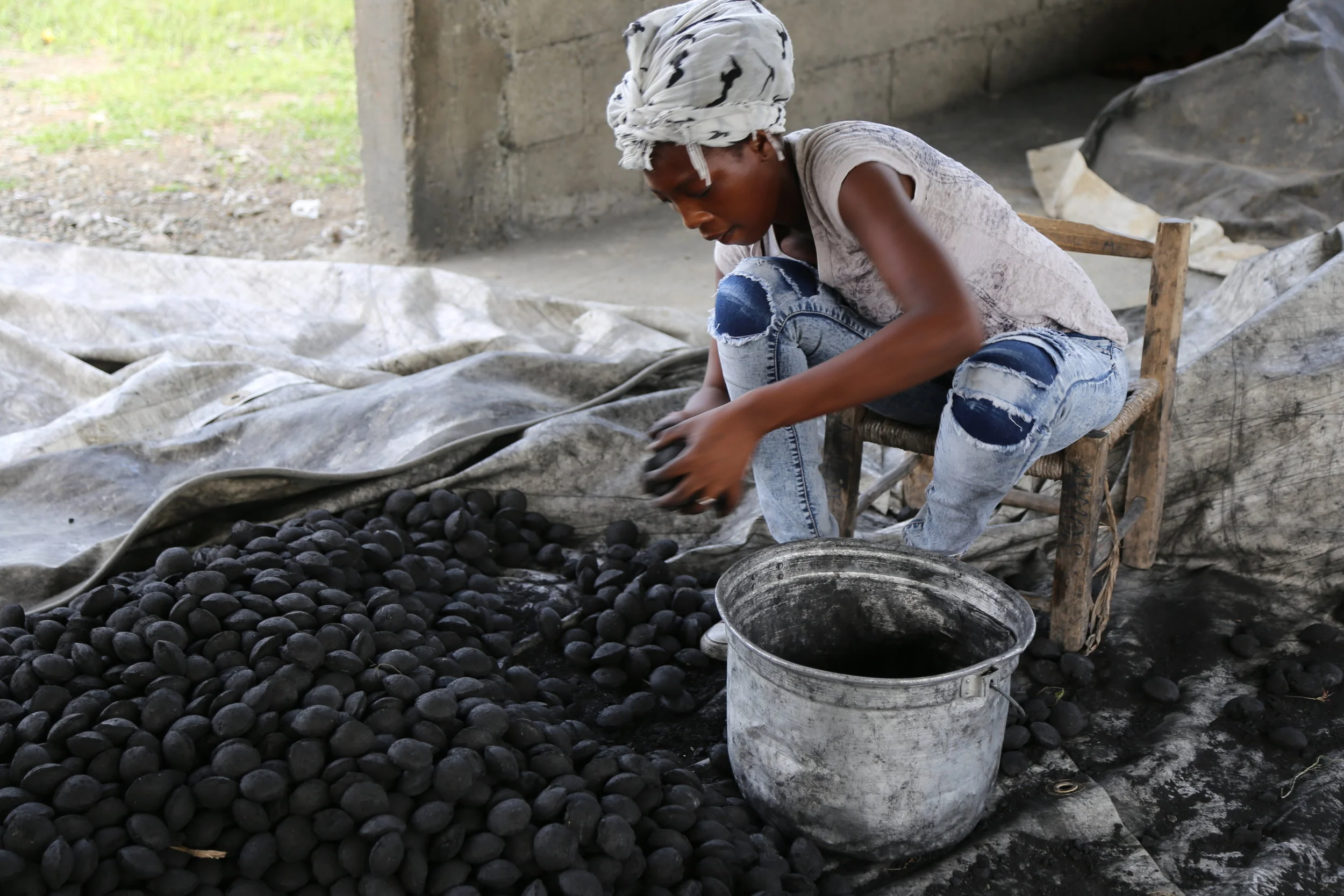 Woman working with charcoal.jpg