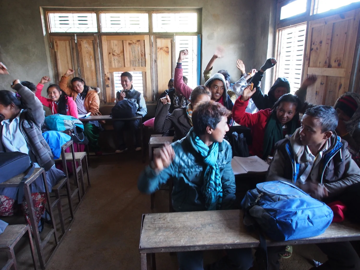 Class 10 in Attarpur - Motivated to succeed