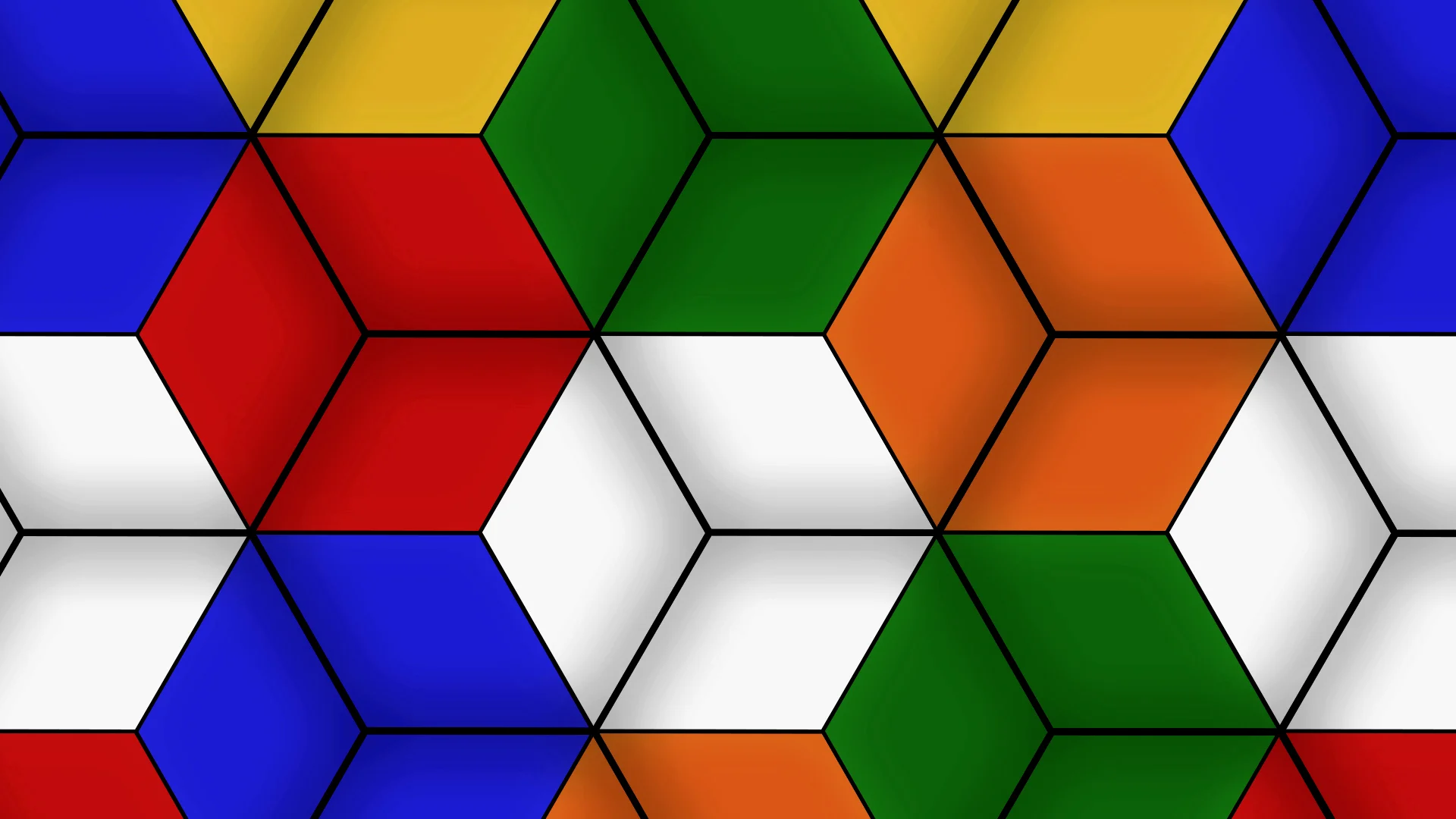 Hex-Cubes (Original art piece)