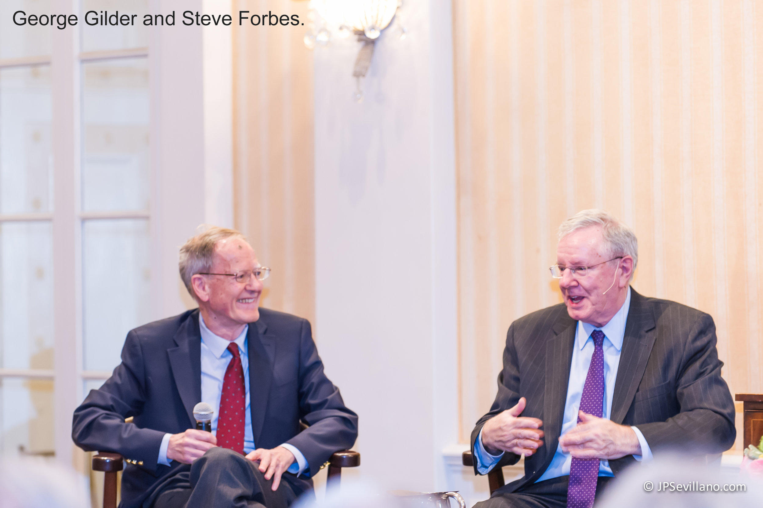 George Gilder and Steve Forbes