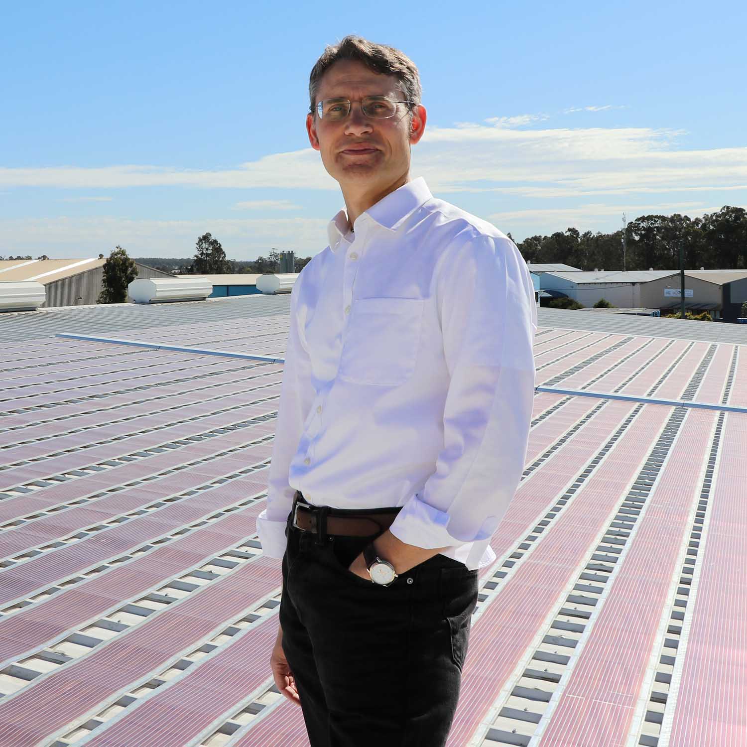 Paul Dastoor, Solar Filed, Image courtesy of the University of Newcastle.
