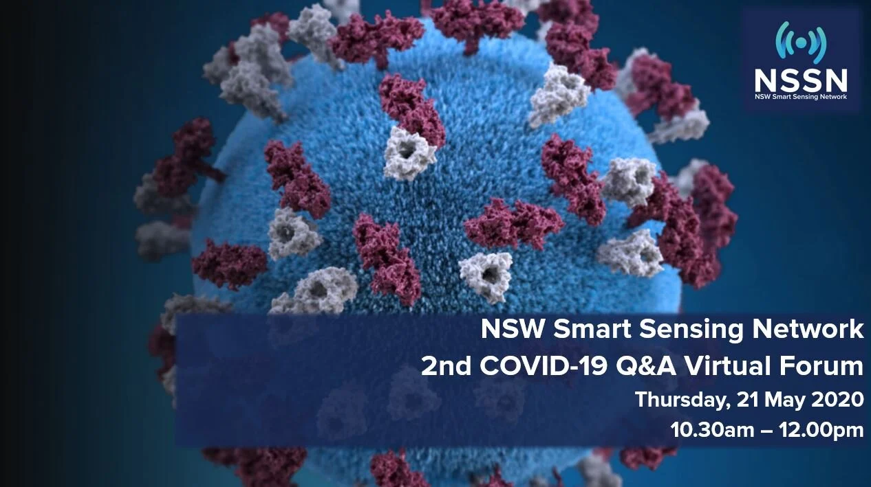 NSW Smart Sensing Network 2nd COVID-19 Q&amp;A Virtual Forum
