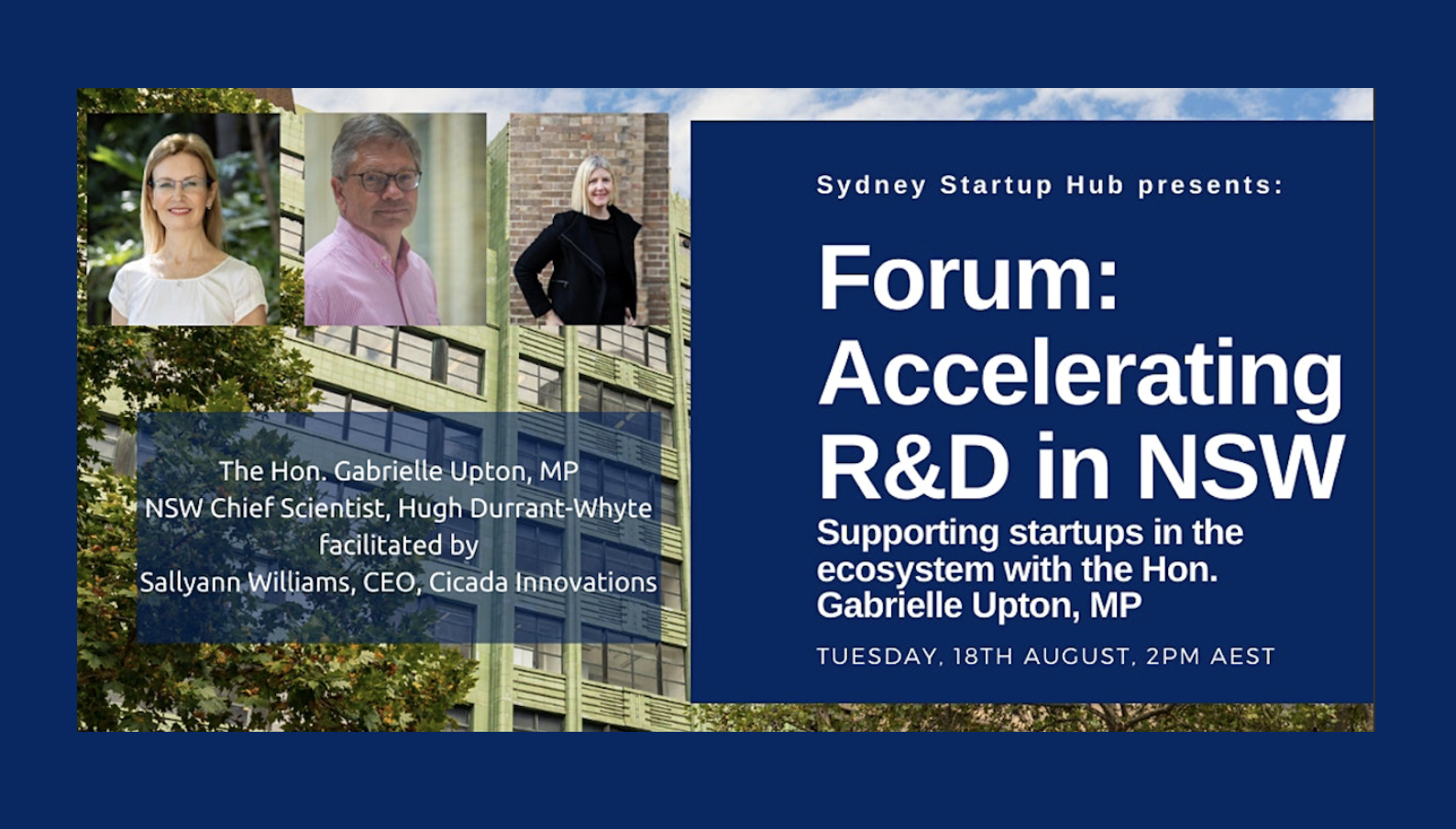 Accelerating R&amp;D in NSW – supporting startups in the ecosystem