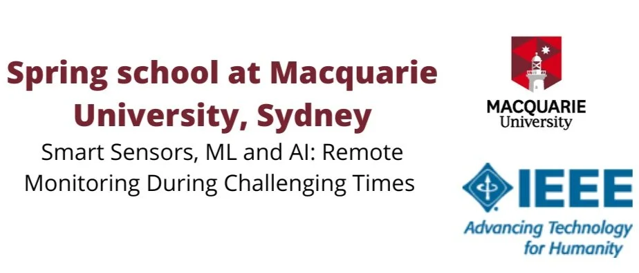 Spring School: Smart Sensors, Ml and AI: Remote Monitoring During Challenging Times