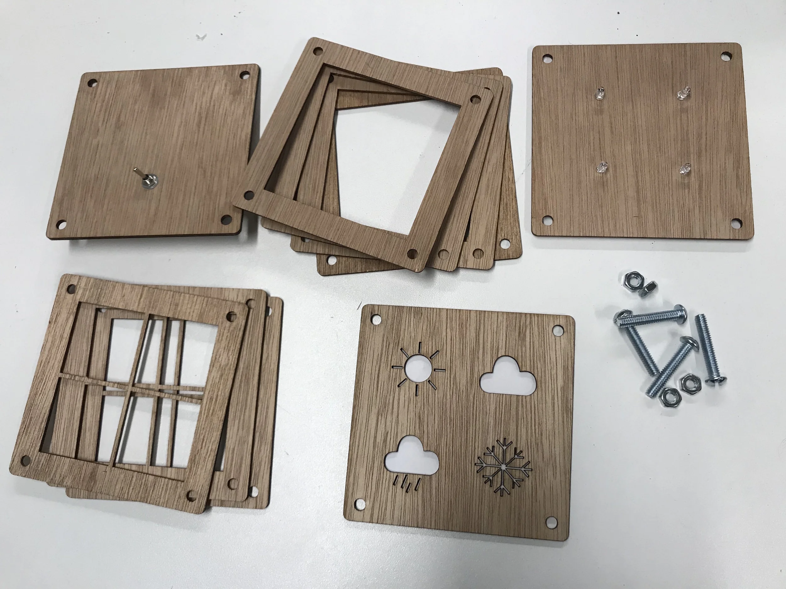 Figure 2 : Laser Cut Pieces