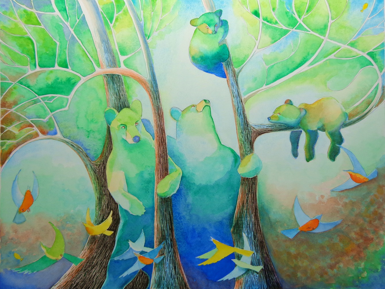 Family Portrait as Bears